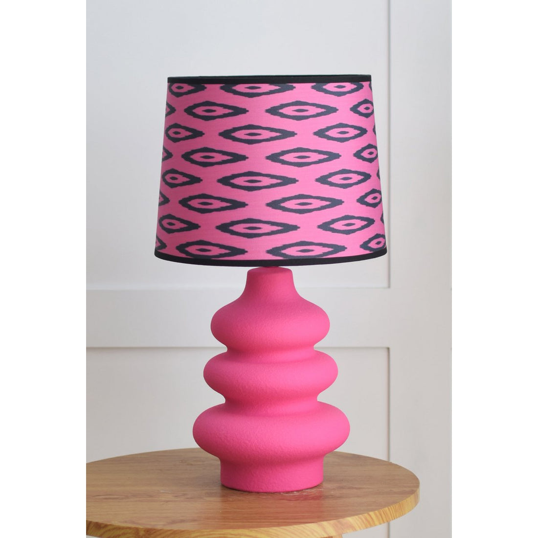 Tafellamp - Flow - Keramiek - Neon Roze - E27 - 20x20x27cm