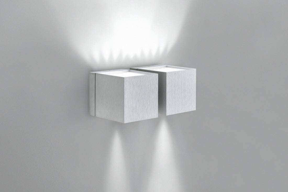 Dau 80 wandlamp 2 x G9 geborsteld aluminium