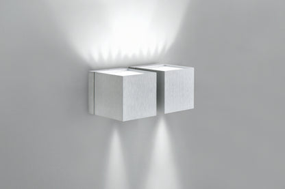 Dau 80 wandlamp 2 x G9 geborsteld aluminium