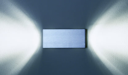Dau 80 Wandlamp 2 x GU10 Geborsteld aluminium