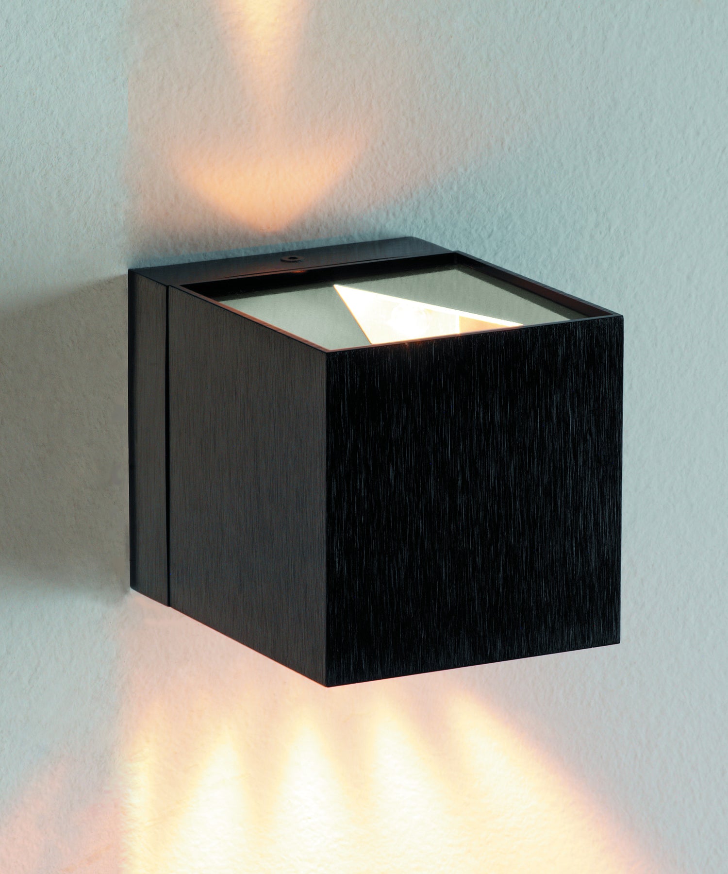 Dau 80 Wandlamp G9 Geborsteld zwart aluminium