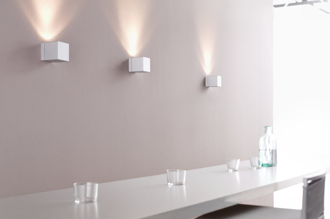 Dau 80 wandlamp GU10 geborsteld aluminium