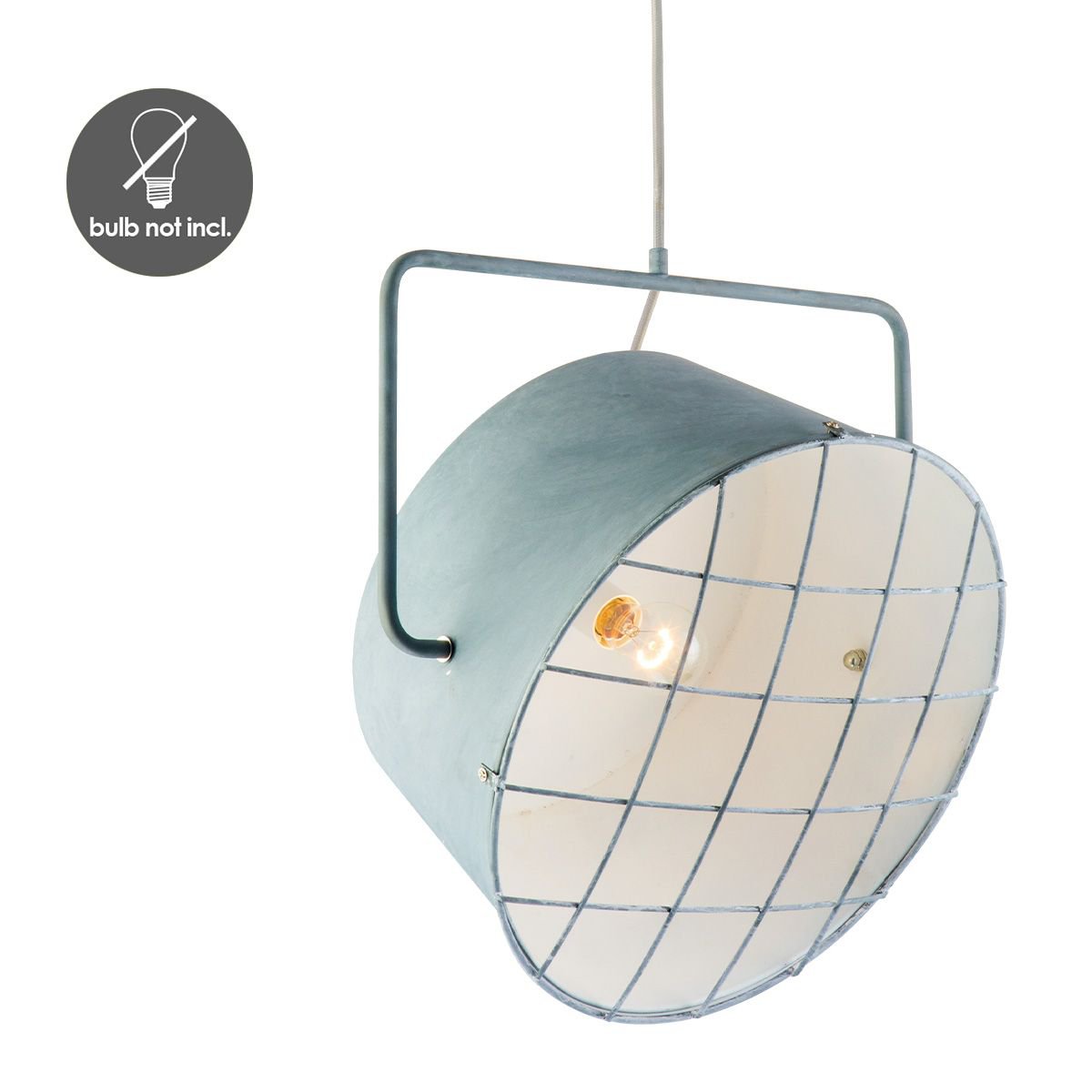 Hanglamp Clemento - Beton - 41x41x145cm