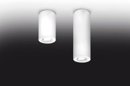 Kronn plafondlamp H.20 GU10 wit met structuur