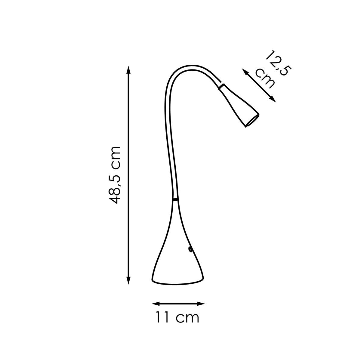 Flex Led Bureaulamp 3W Wit - Verstelbare