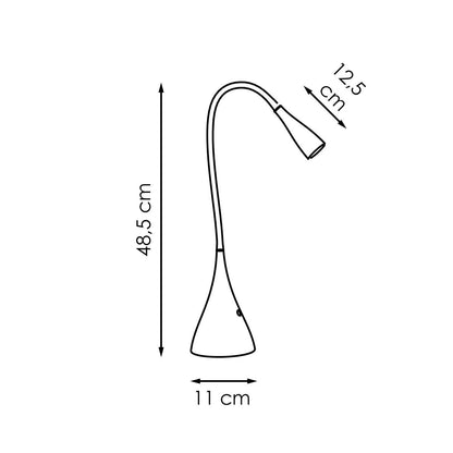 Flex Led Bureaulamp 3W Wit - Verstelbare