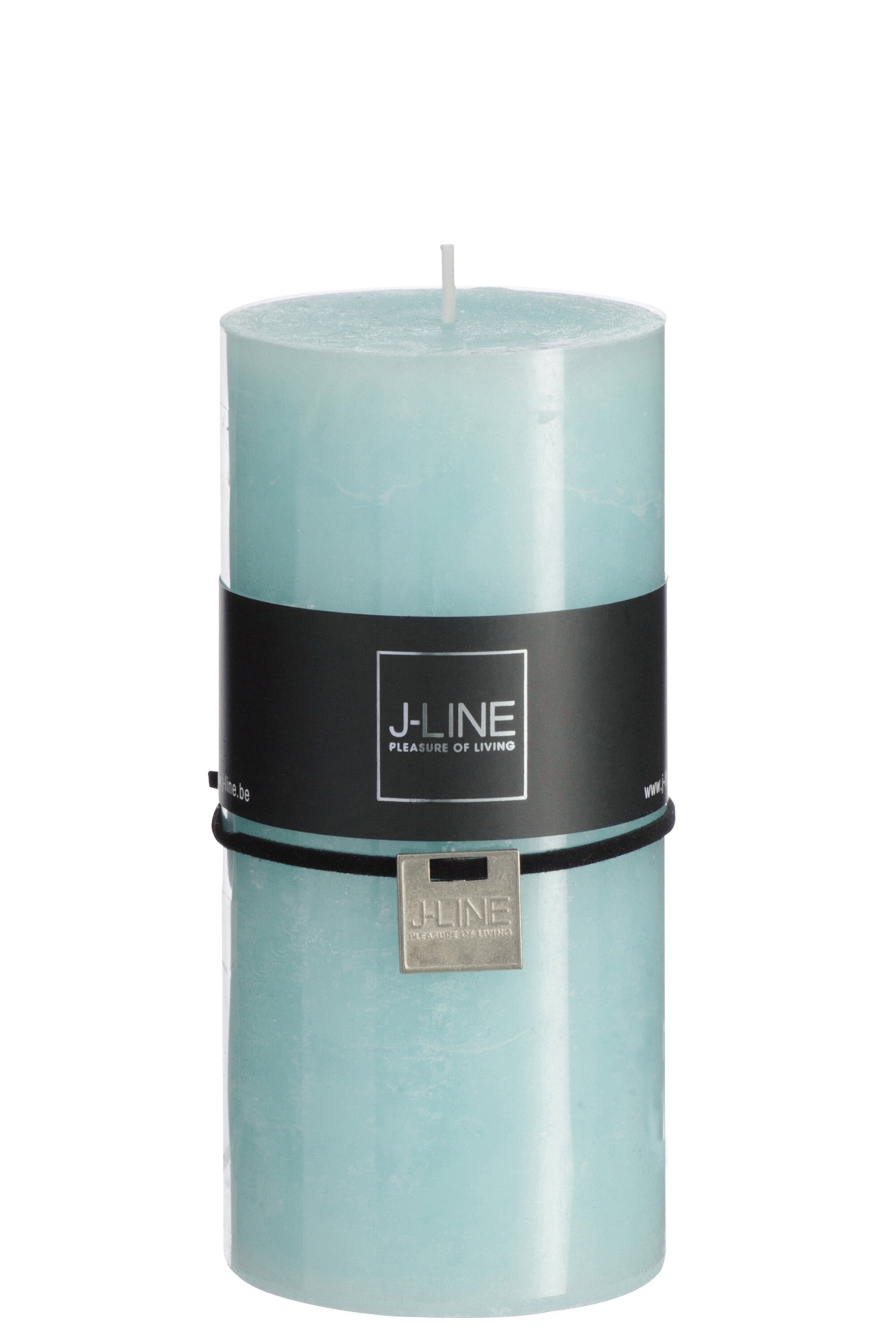 J-Line cilinderkaars - aqua - L - 72U