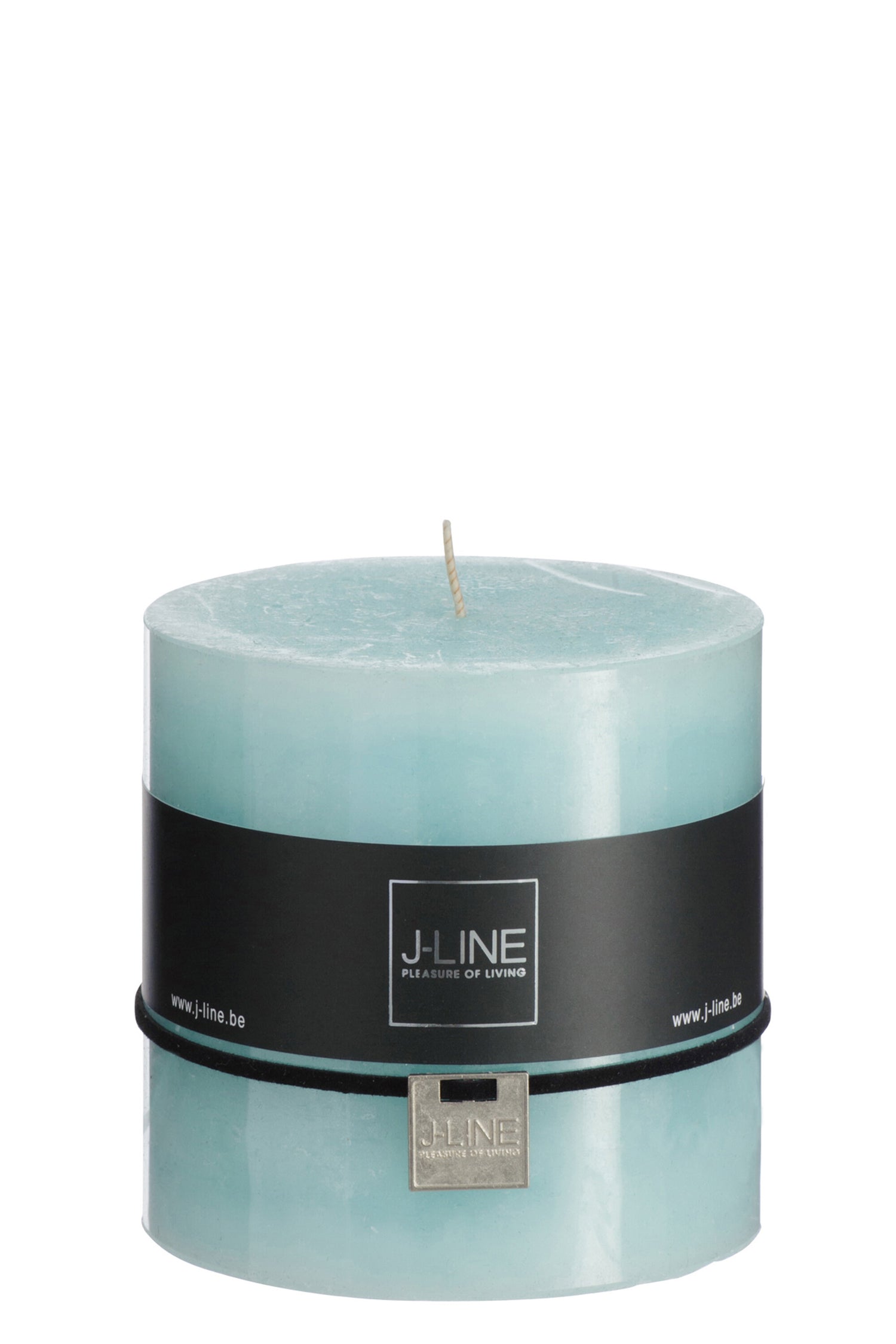 J-Line cilinderkaars - aqua - 80U