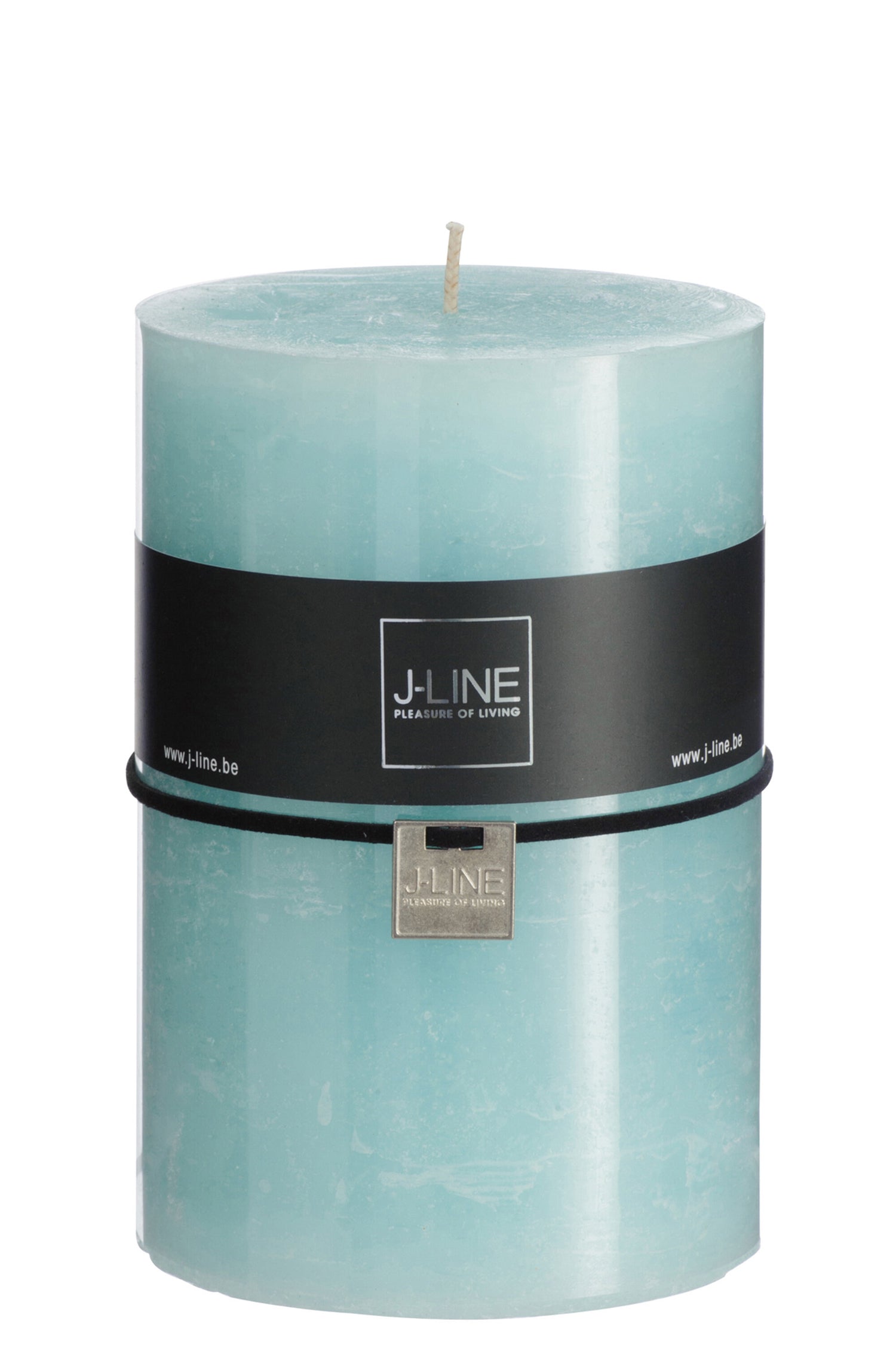 J-Line cilinderkaars - aqua - 120U - XL