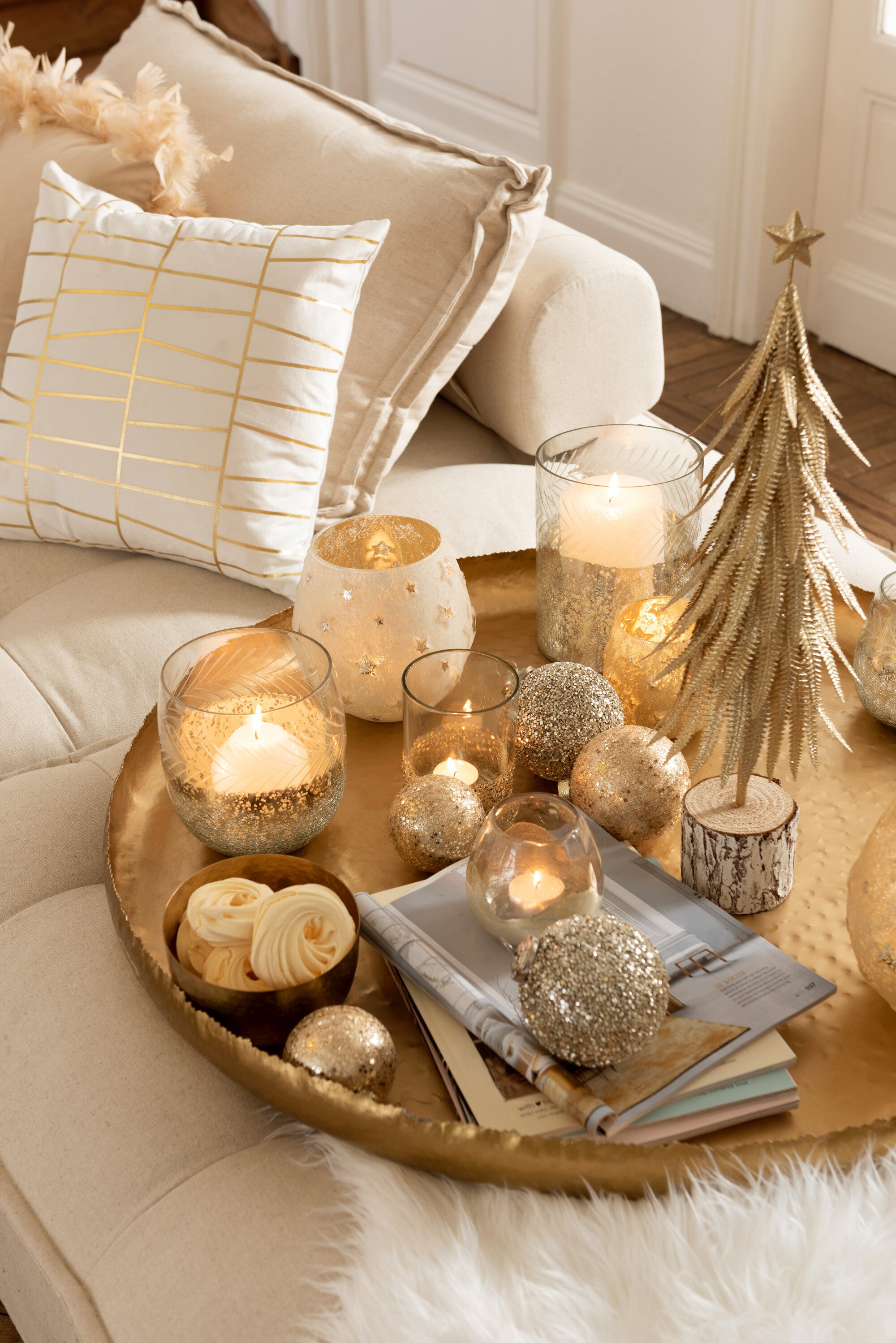 Orkaan Klassiek Craquelure Glas Transparant/Zilver Groot