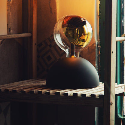 dimbare LED lamp Sphere goud G120 E27 5W 400Lm