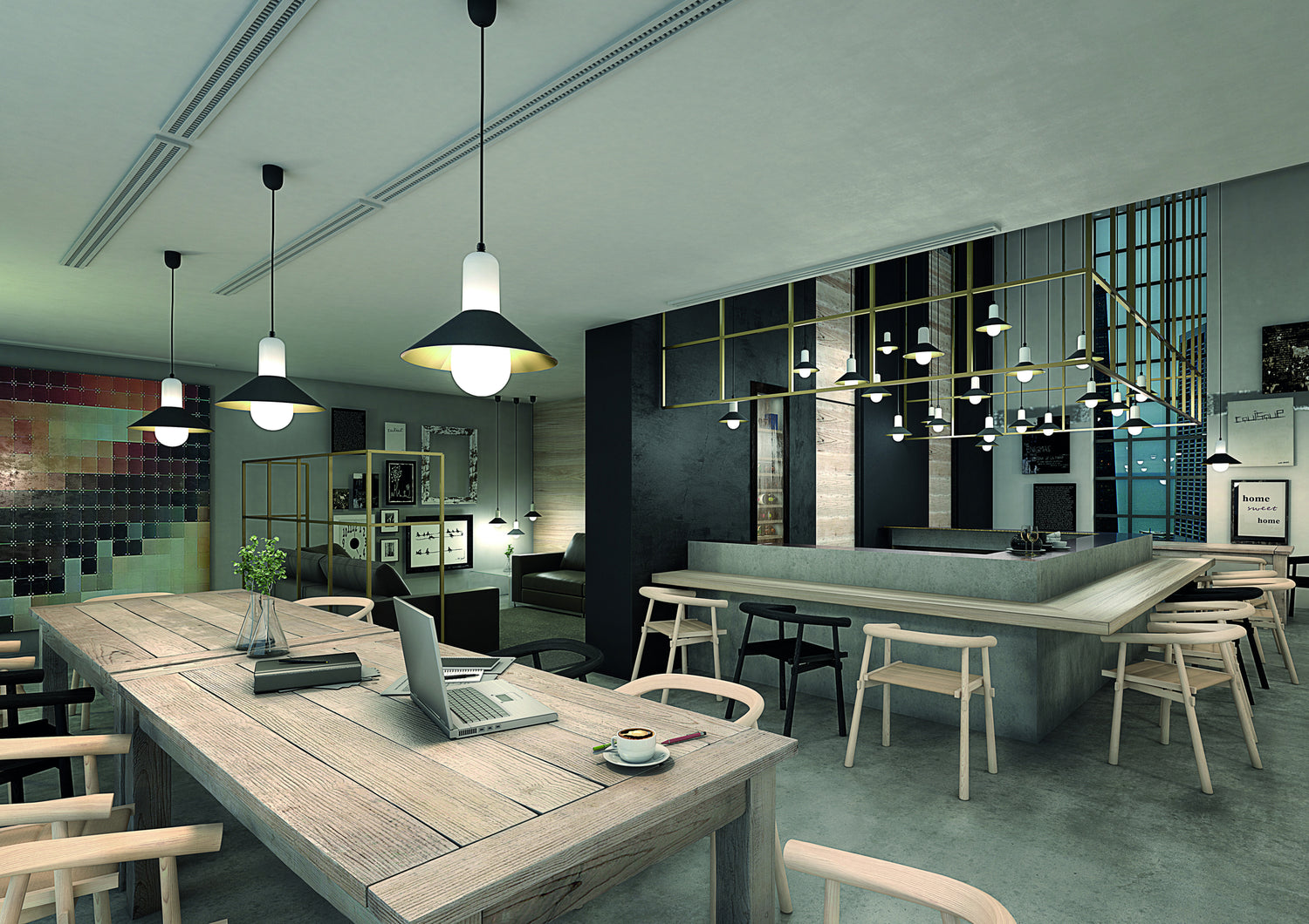 Tagomago Klein hanglamp E14 wit met structuur