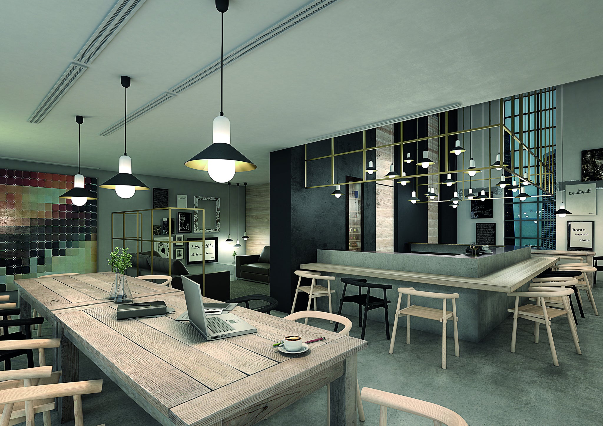Tagomago Klein hanglamp E14 wit met structuur