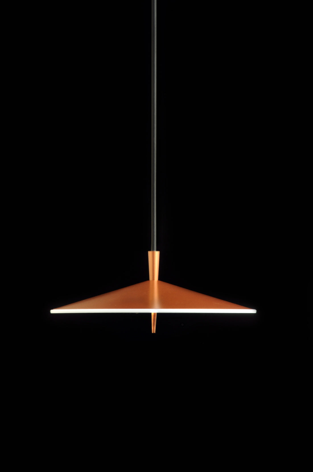 PLA-pendel 20 LED metalliek koper