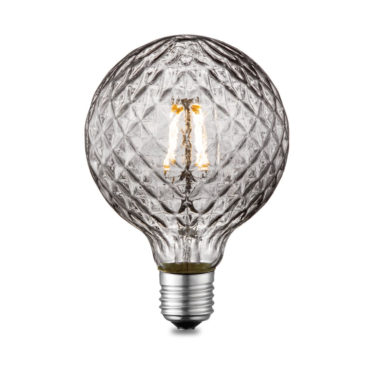 dimbare LED Globe Deco E27 G95 4W 150Lm 1800K Goud