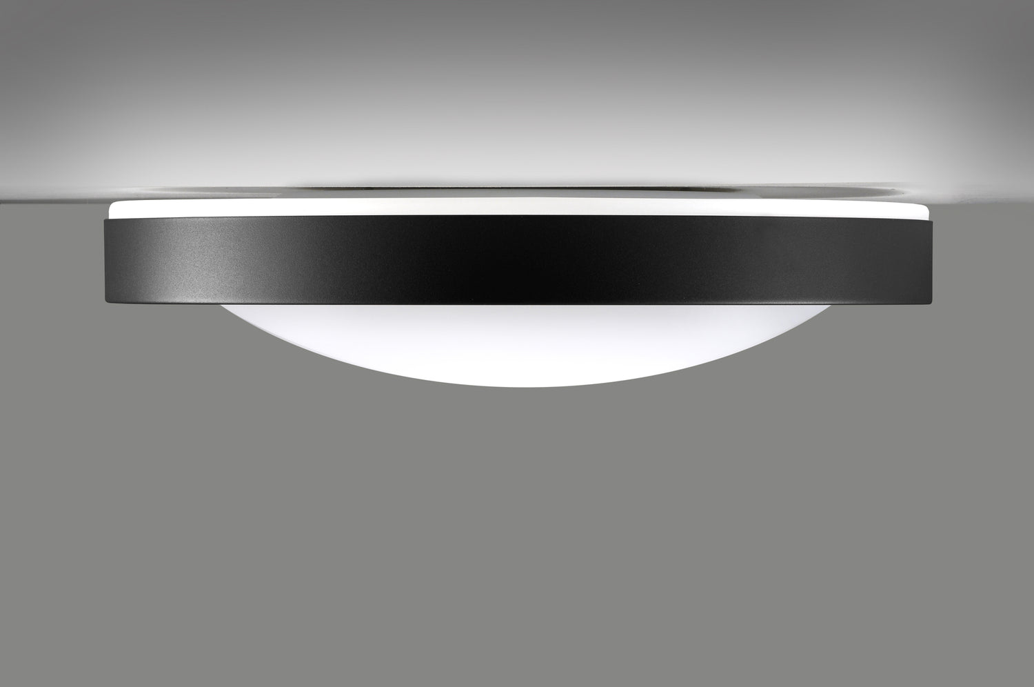 Alina plafondlamp Ø 37 cm 2 x E27 antracietgrijs met goudkleurige, gestructureerde binnenkant
