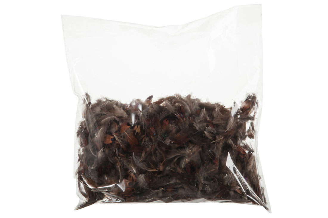 Tas 30 gram veren natuurlijk roest/zwart