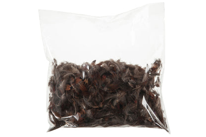 Tas 30 gram veren natuurlijk roest/zwart