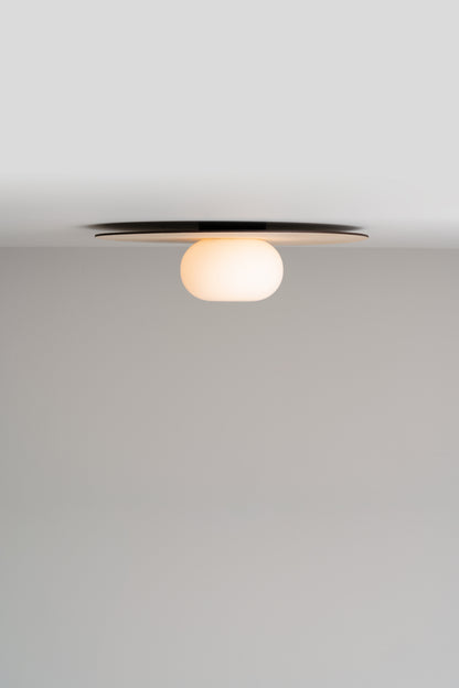 Knock wand-/plafondlamp G9 40 cm essenhout