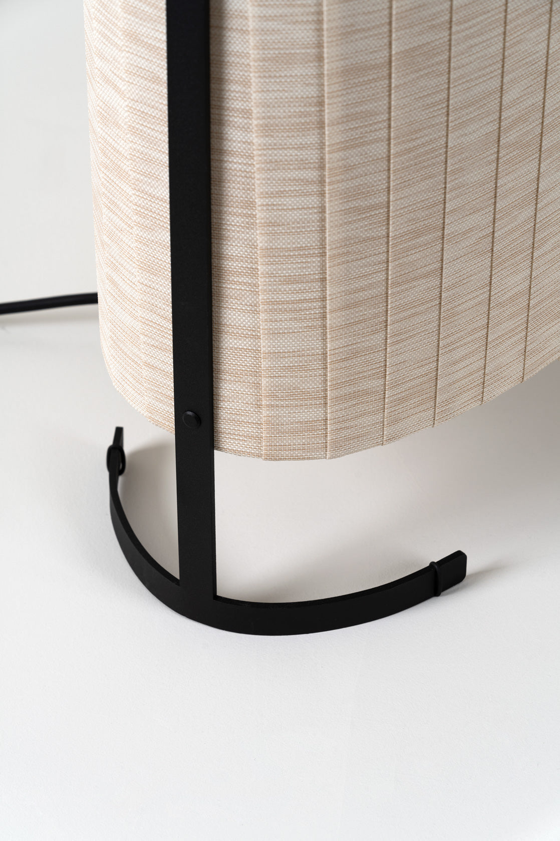 Amid vloerlamp E27 Ø80 H. 106 cm gestructureerd zwart