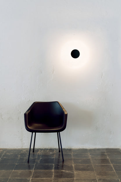 Peak wandlamp LED-printplaat gestructureerd zwart