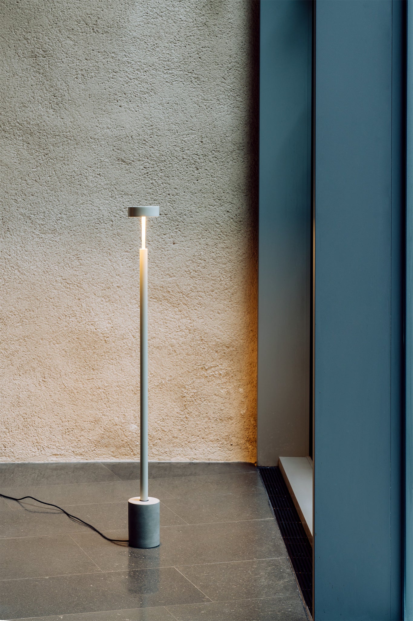 Peak vloerlamp H.130 cm led-pcb getextureerd mink