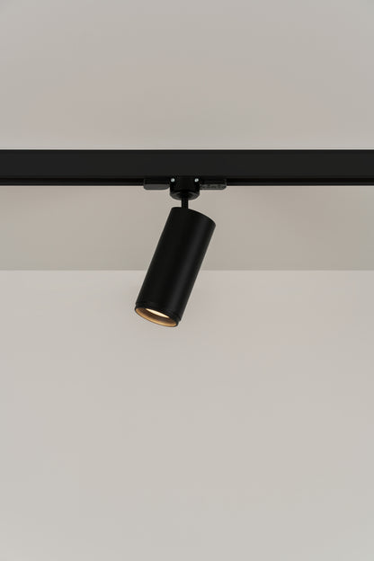 Haul 55 Railspot 1P GU10 gestructureerd zwart