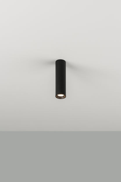 Haul 40 plafondlamp H. 15 cm LED DOB 5W gestructureerd zwart