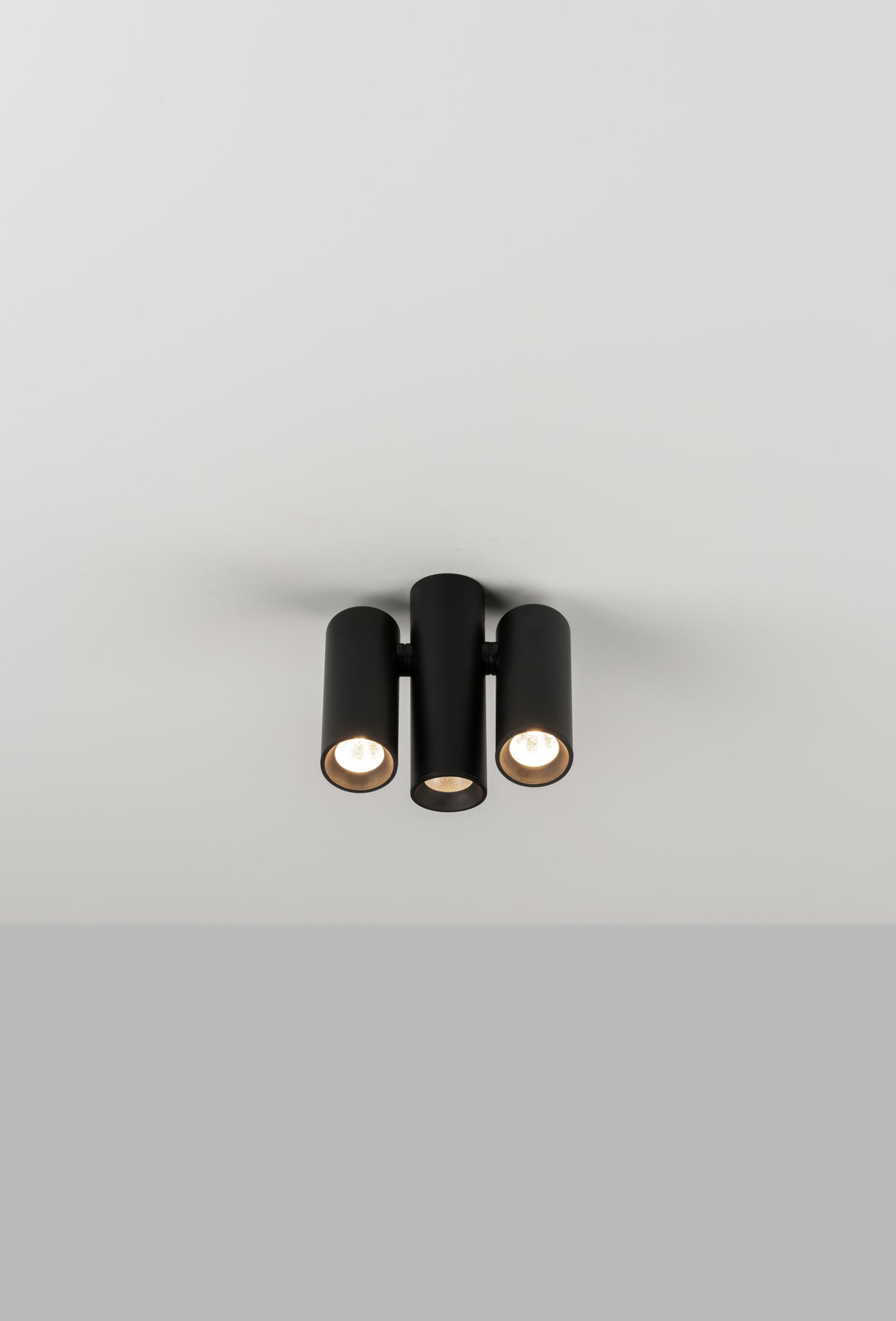 Haul 40 plafondlamp 3 LED DOB 5 W gestructureerd zwart