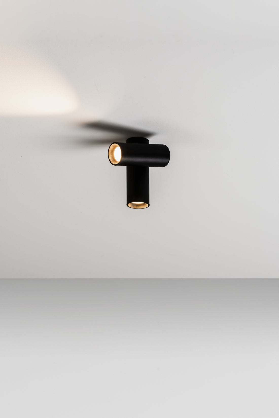 Haul 40 plafondlamp 2 LED DOB 5 W gestructureerd zwart