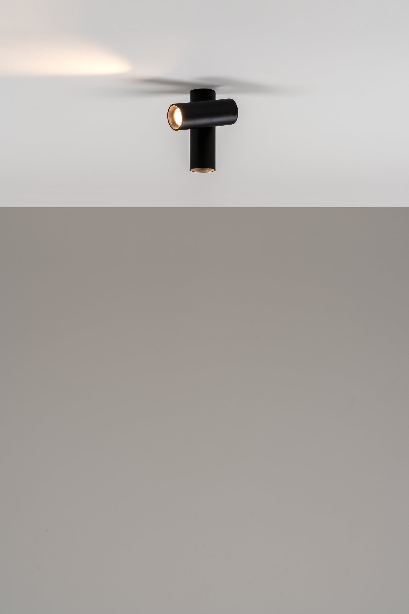 Haul 40 plafondlamp 2 LED DOB 5 W gestructureerd zwart
