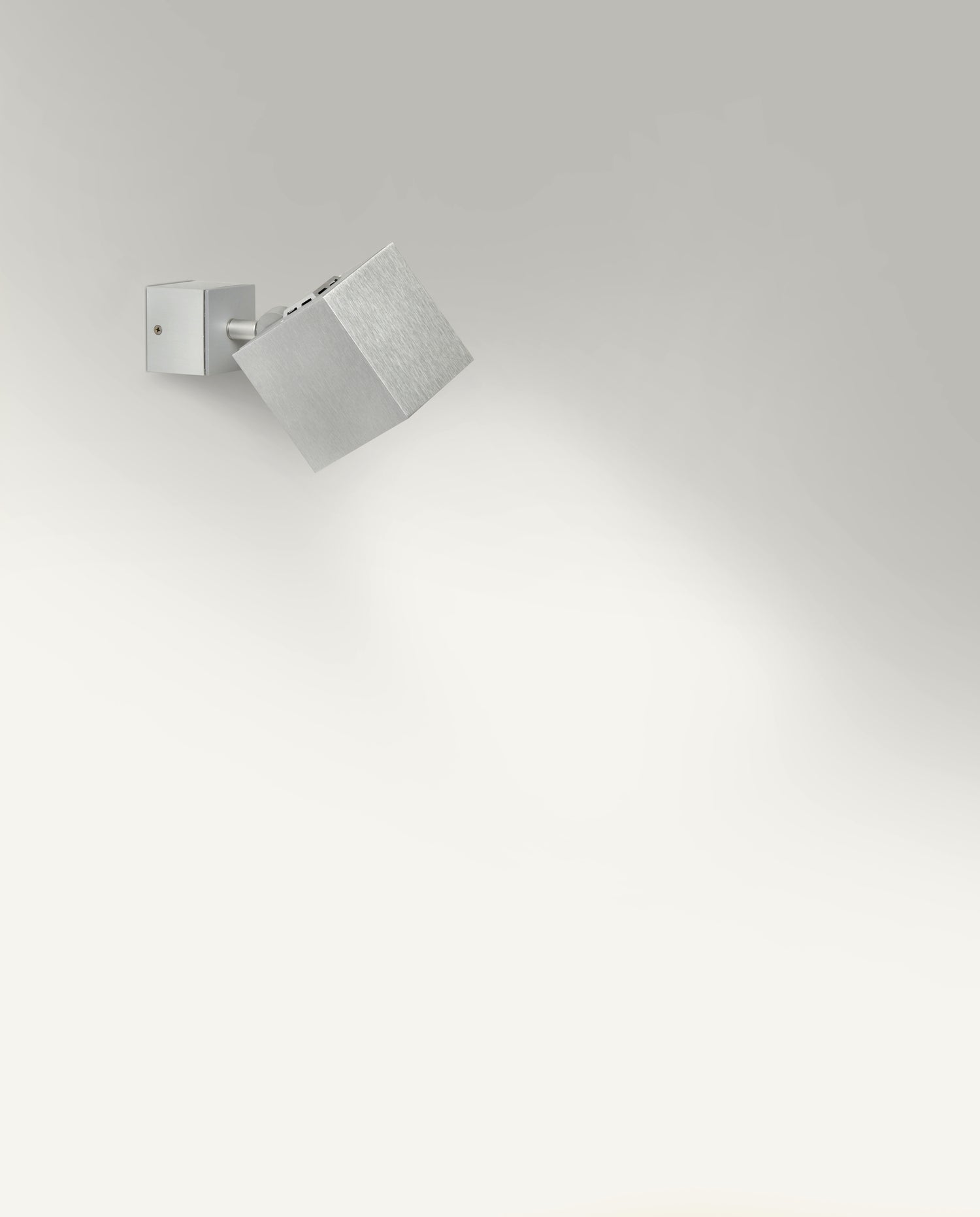 Dau 80 Wand-/plafondlamp LED DOB Geborsteld aluminium