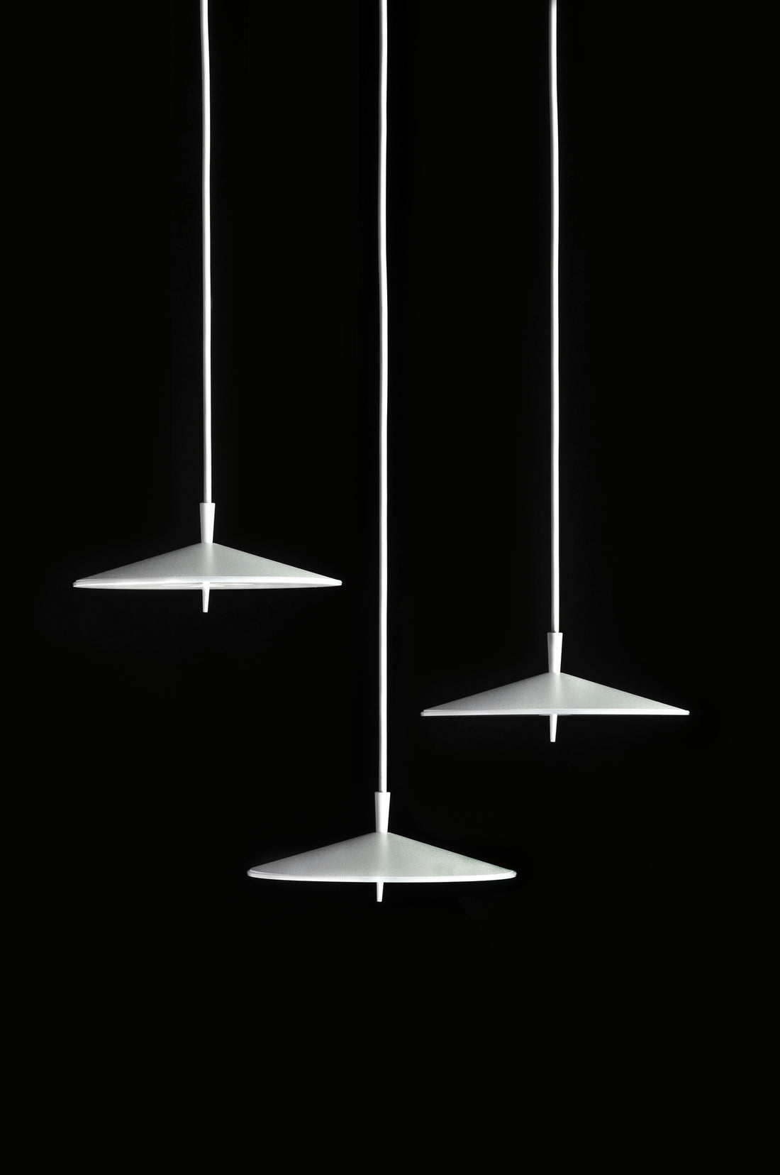 Pla hanglamp 20 LED gestructureerd wit
