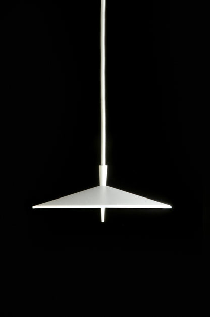Pla hanglamp 20 LED gestructureerd wit