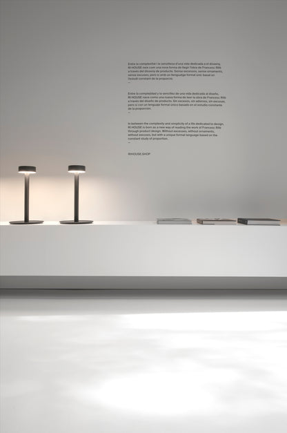 Peak Lane tafellamp LED-printplaat gestructureerd zwart
