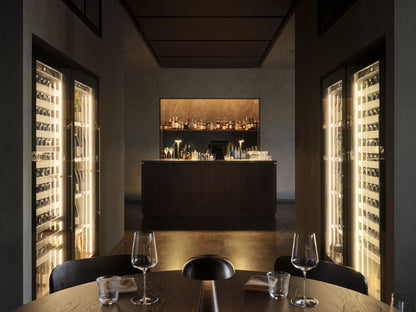 Peak Lane tafellamp met LED-printplaat om aan tafel te bevestigen