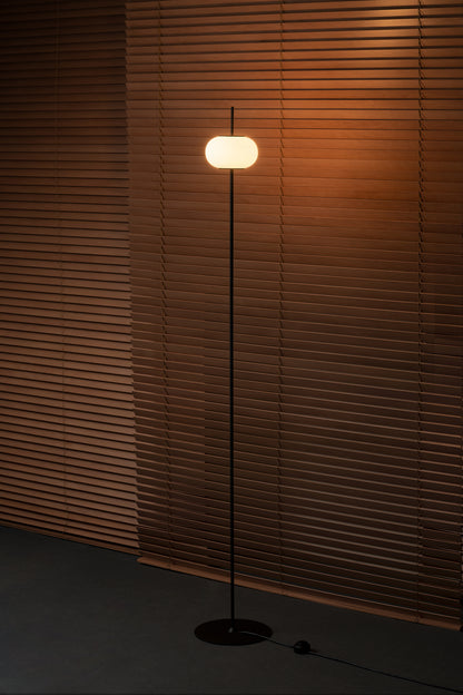 Astros vloerlamp 2 x G9 H. 160 cm gestructureerd zwart