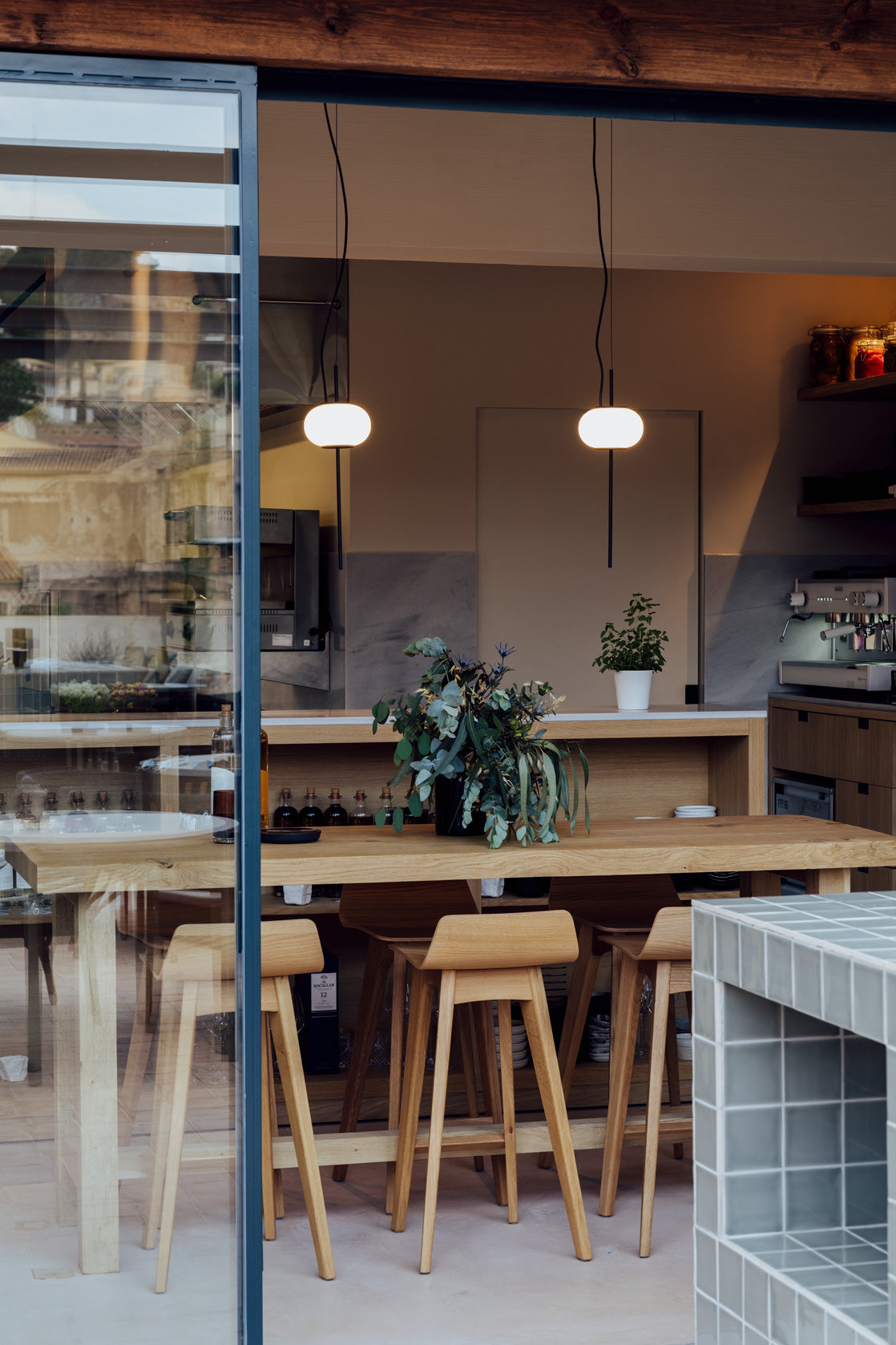 Astros hanglamp 2 x G9, zwart met structuur en baldakijn