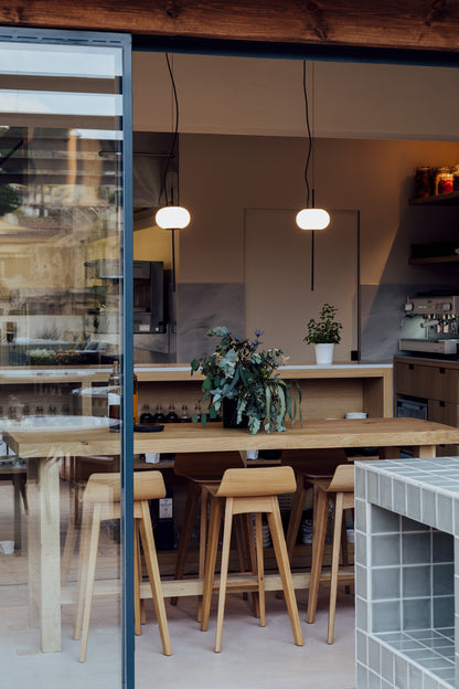 Astros hanglamp 2 x G9, zwart met structuur en baldakijn