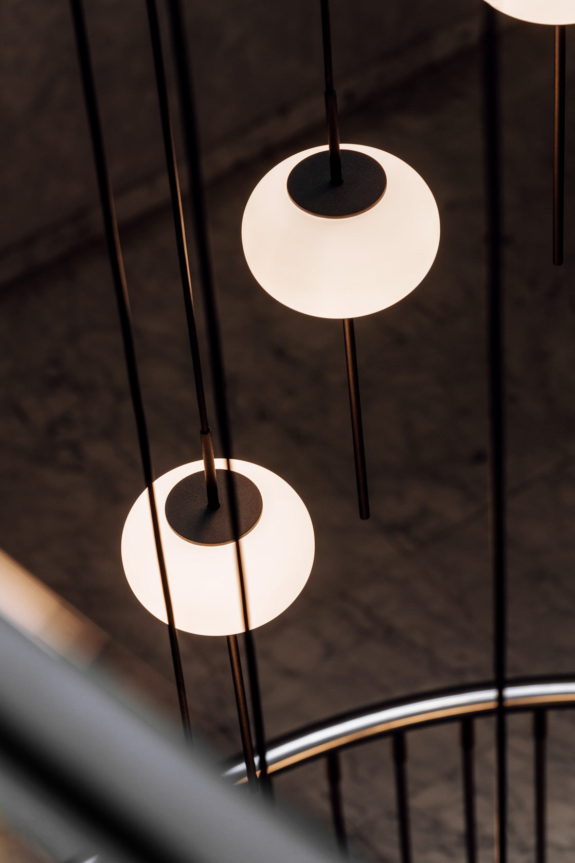 Astros hanglamp 2 x G9 gestructureerd zwart zonder baldakijn