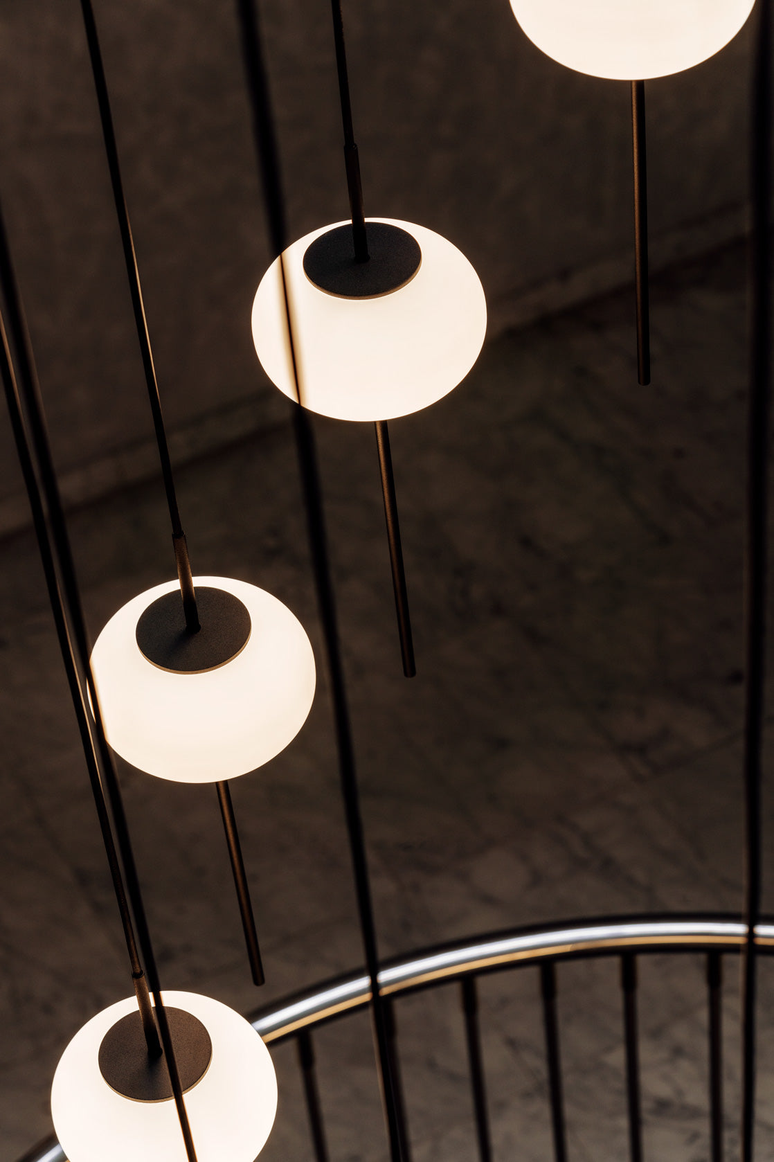 Astros hanglamp 2 x G9 gestructureerd zwart zonder baldakijn
