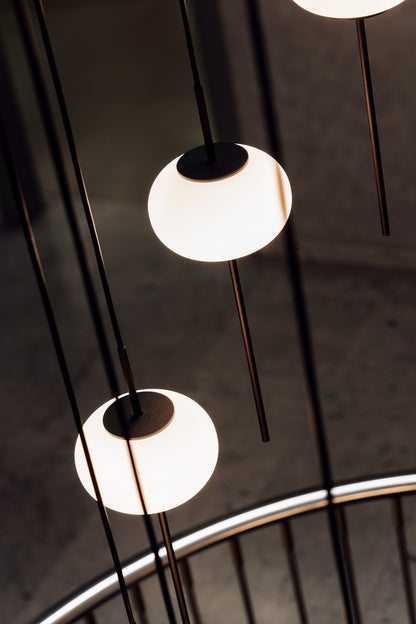 Astros hanglamp 2 x G9 gestructureerd zwart zonder baldakijn