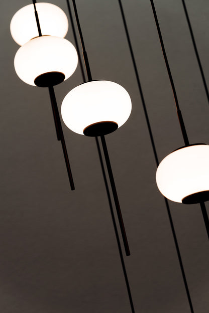 Astros hanglamp 2 x G9 gestructureerd zwart zonder baldakijn