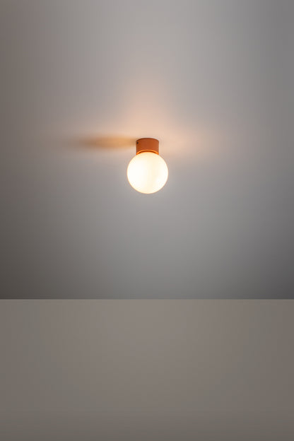 Symphony wandlamp G9 gestructureerd koper