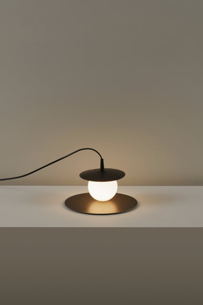 Symphony tafellamp G9 gestructureerd antracietgrijs