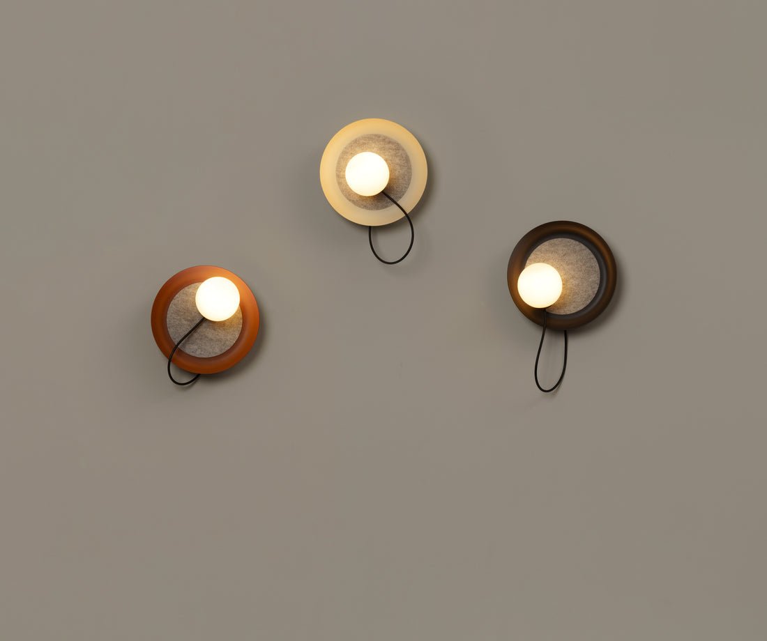 Draadwandlamp @ 24 cm G9 gestructureerd mink