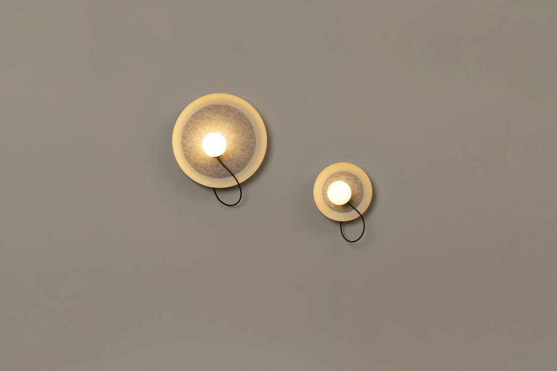 Draadwandlamp @ 24 cm G9 gestructureerd mink