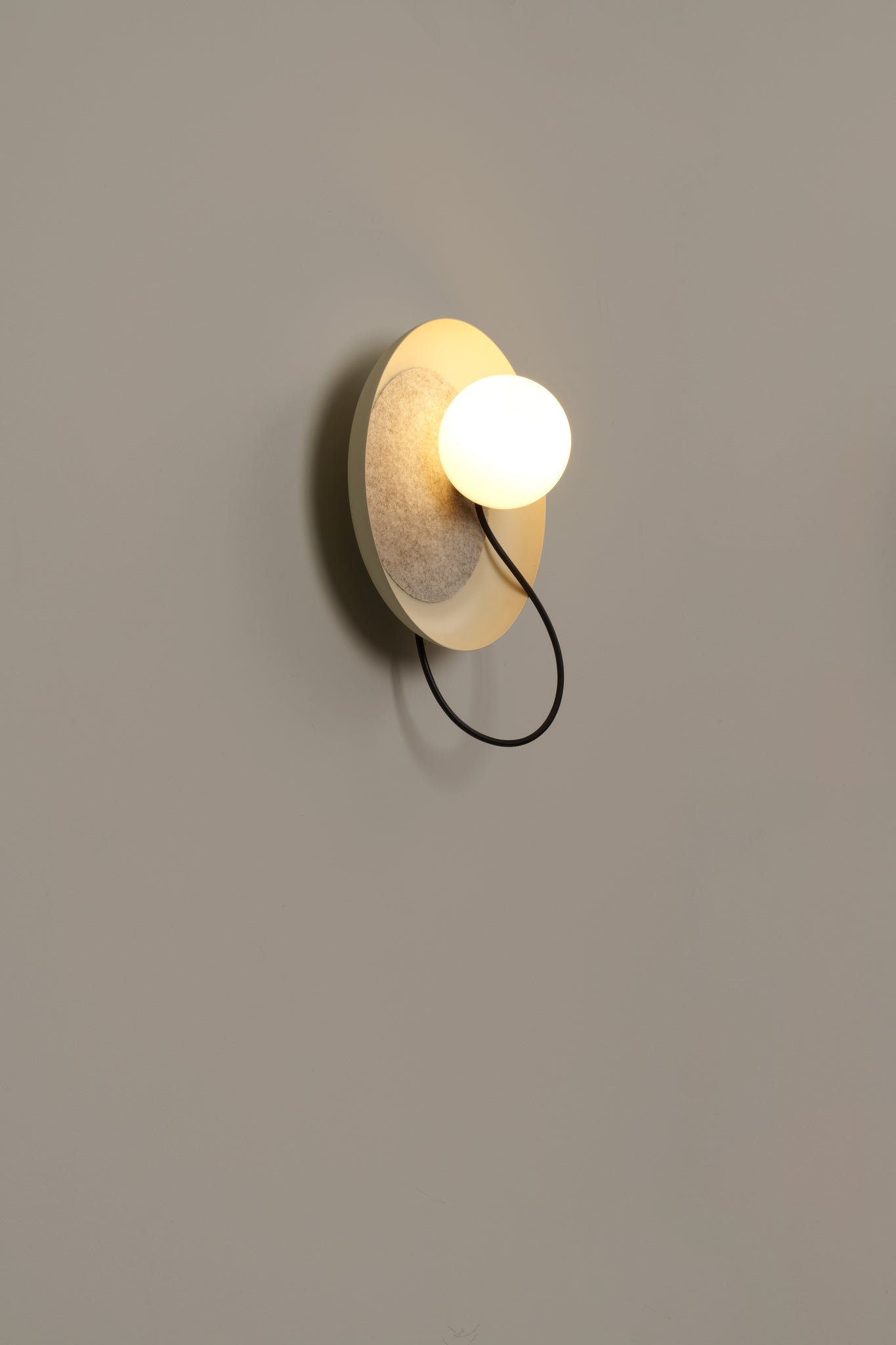 Draadwandlamp @ 24 cm G9 gestructureerd mink