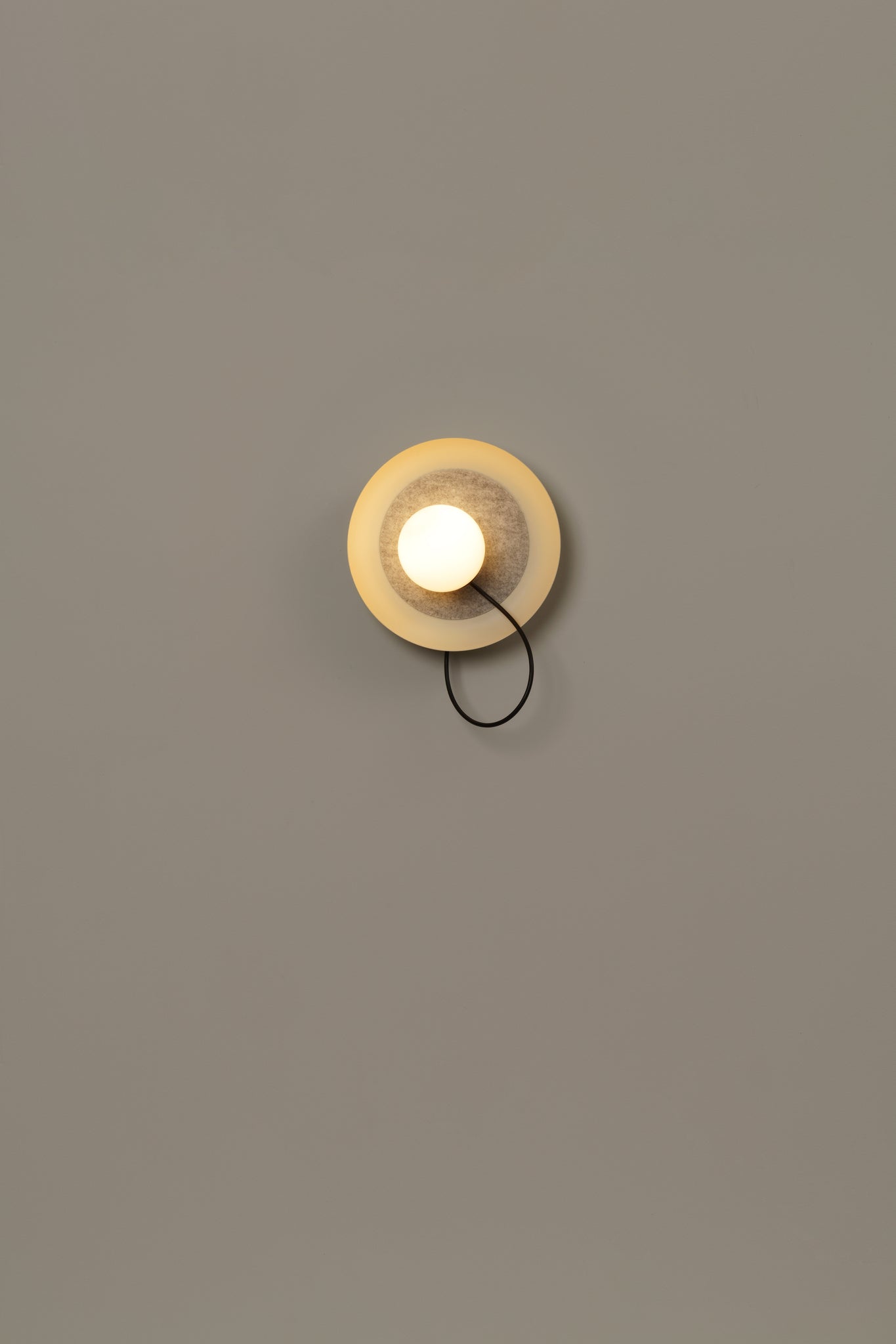 Draadwandlamp @ 24 cm G9 gestructureerd mink
