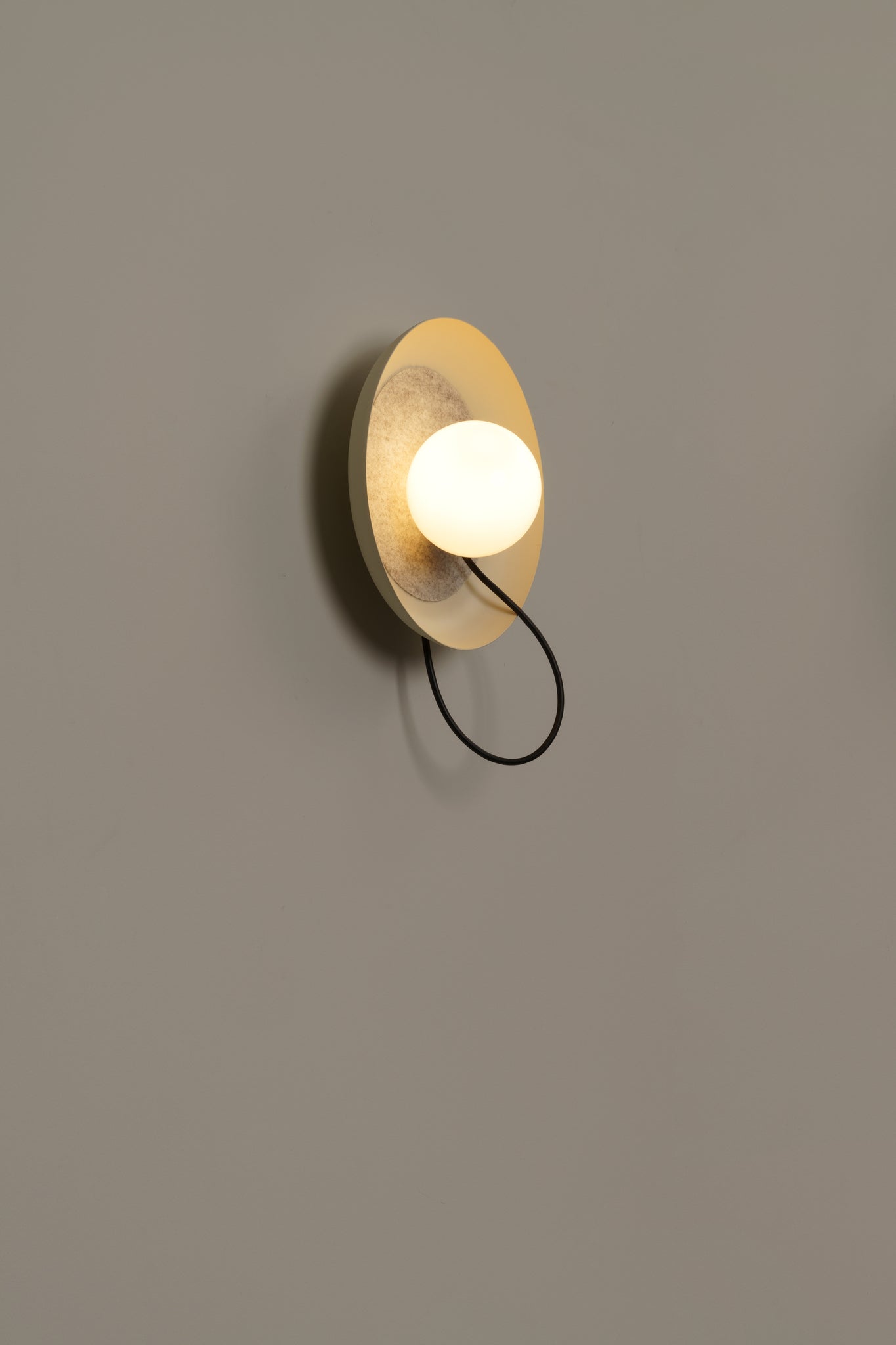 Draadwandlamp @ 24 cm G9 gestructureerd mink